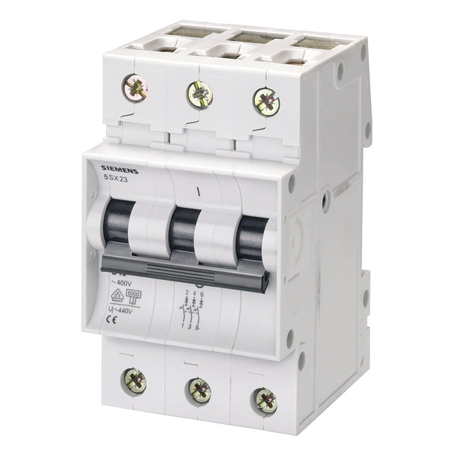 Pastilla Térmica Riel DIN 3 Polos 10KA 6A